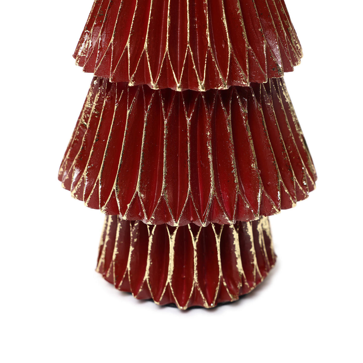 TISCH Weihnachtsbaum HTHD0178 - Rot, Kunststoff (10/32/10cm) - Hometopia