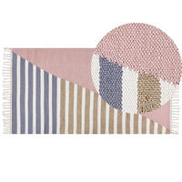 TEPPICH geflochten Engiz 150/80 cm - Multicolor, Textil (80/150cm) - Beliani