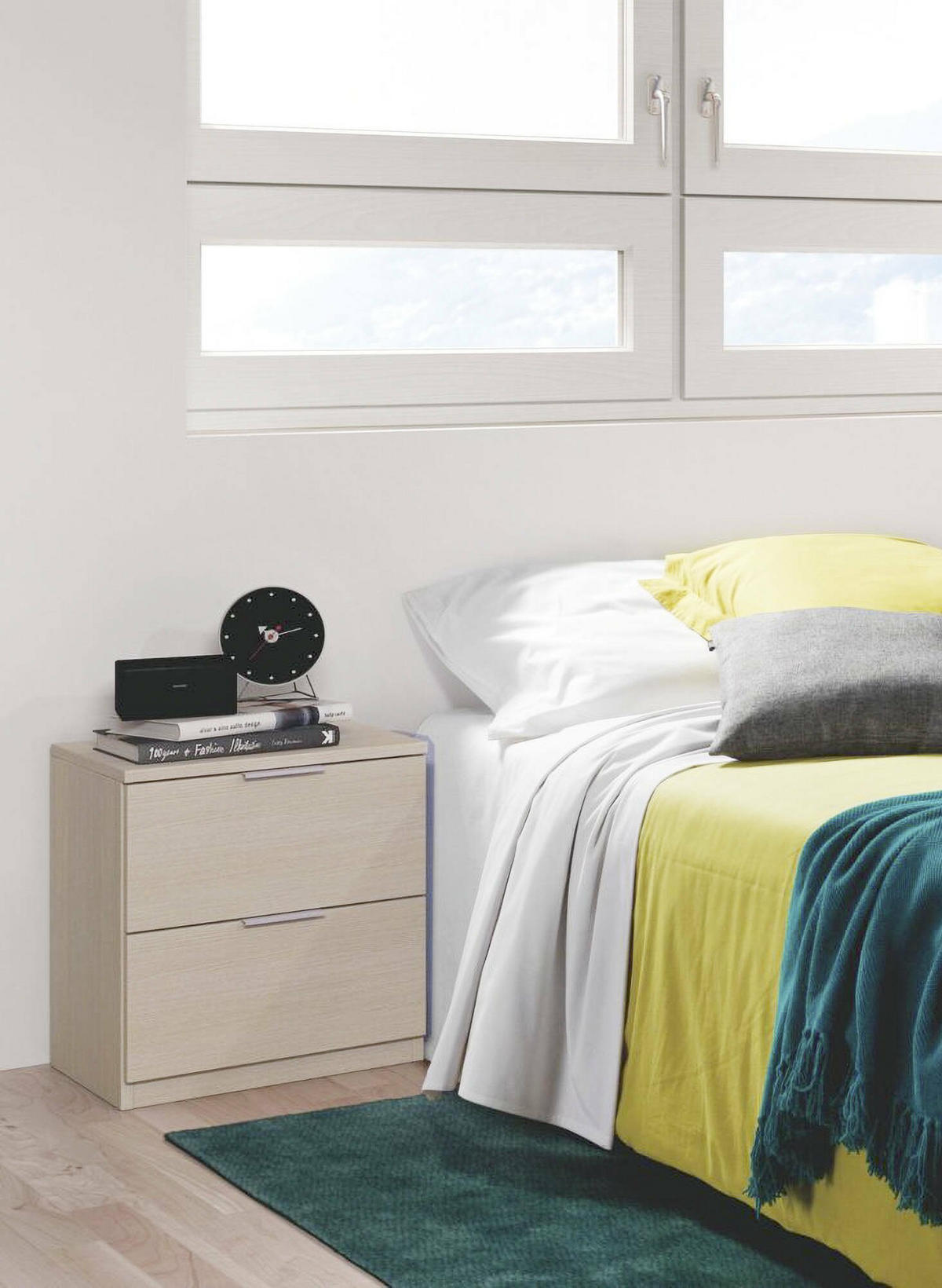 NACHTTISCH Eiche 33.5/38/45 cm - Braun, Holzwerkstoff (38/45/33.5cm) - DMORA