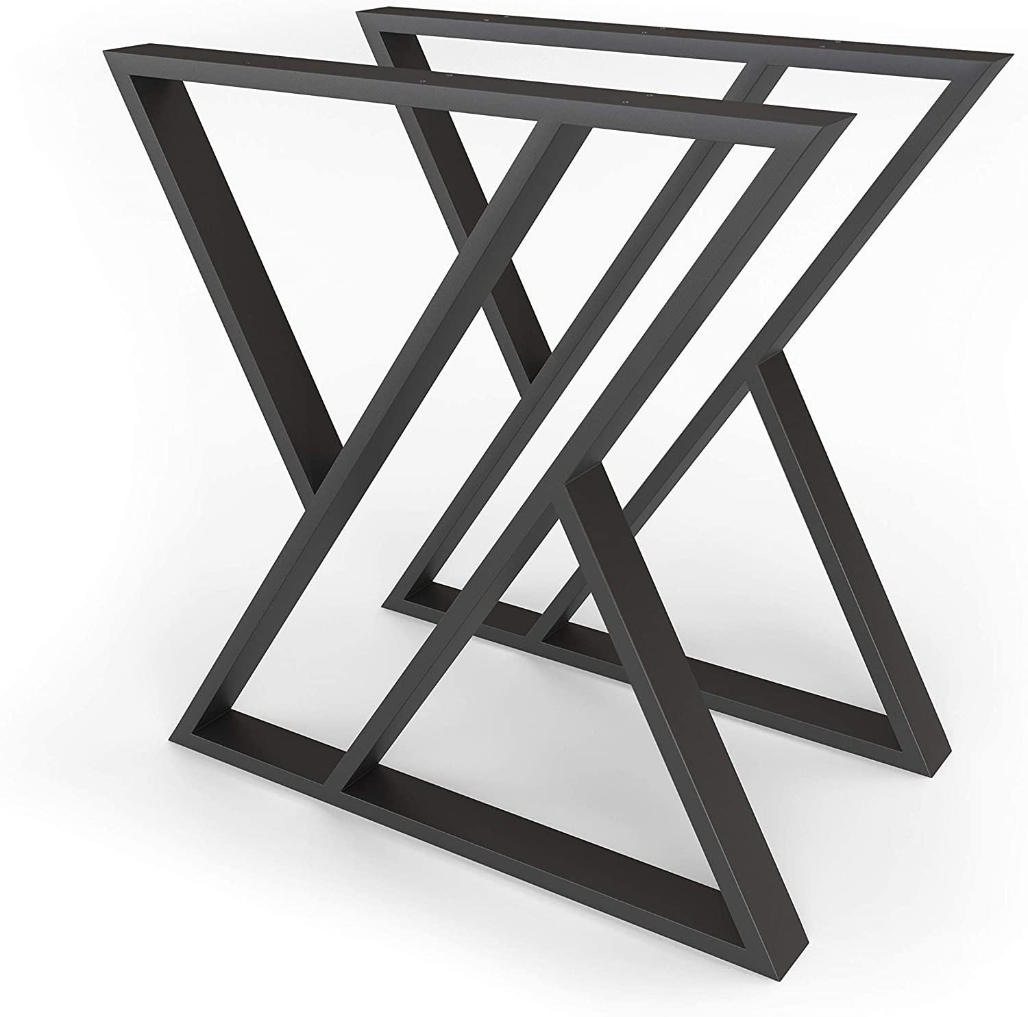 TISCHGESTELL Metall OS ma21 - Schwarz, Metall (55/72/6cm) - moebel17