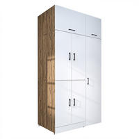 WASCHMASCHINENSCHRANK DORA-I 115cm Breit, 230cm Hoch - Eiche Bianco, Holzwerkstoff (115/230/73.8cm)