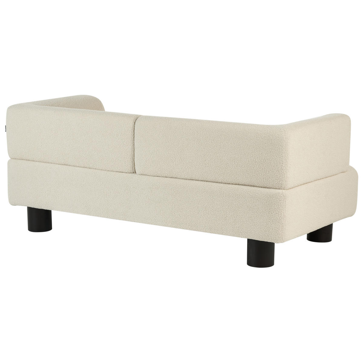 POHOVKA 2-místná Bouclé Krémově bílá Movik - krémová, textil (183/74/90cm) - Beliani