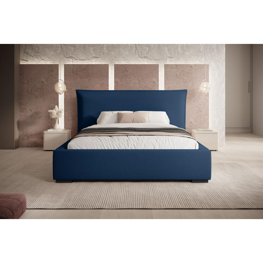 Thumbnail - Fun Möbel Polsterbett, Blau, Textil, 140x200 cm, Schlafzimmer, Betten, Polsterbetten