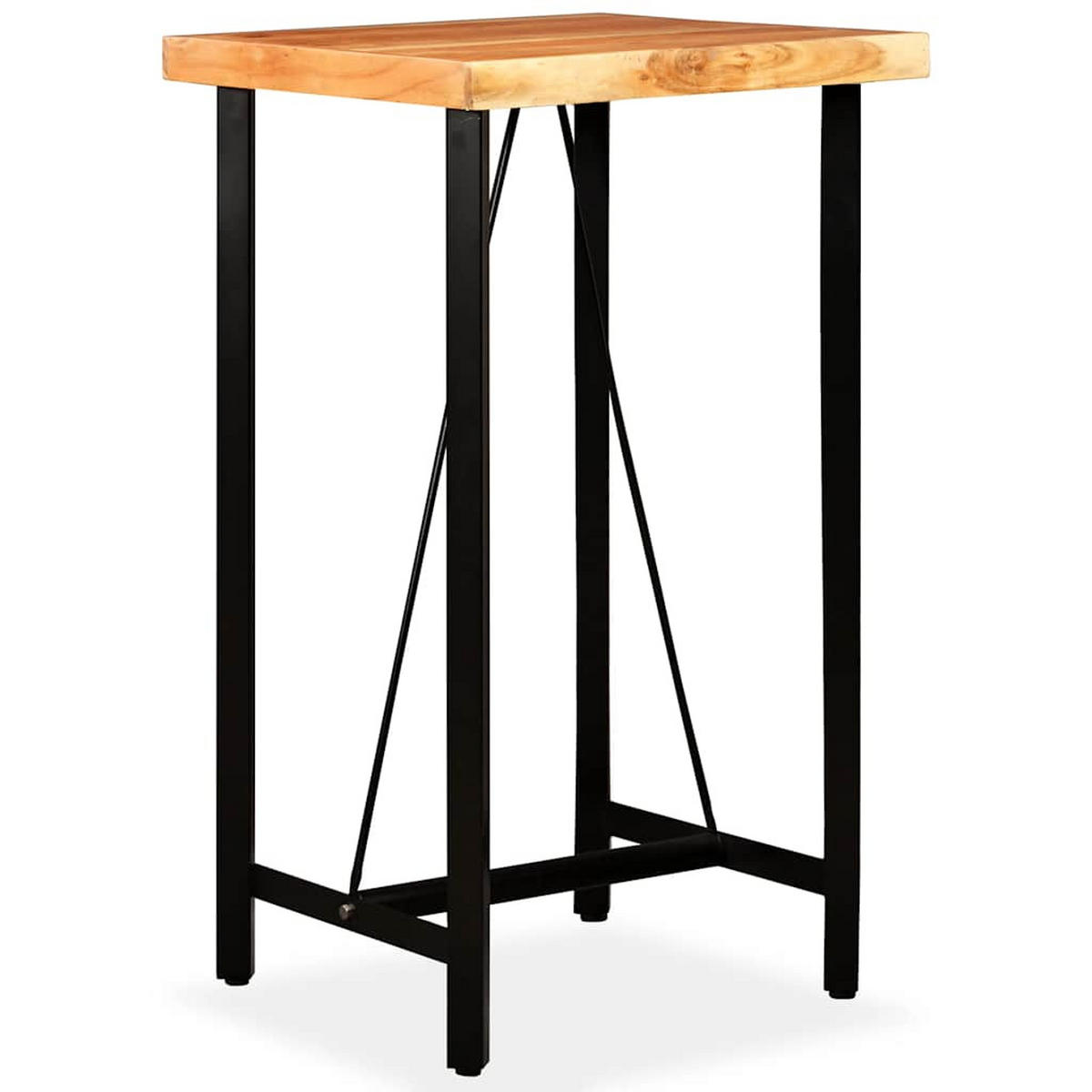 BARTISCH Akazie Massivholz 60/60/107 Cm - Braun, Holz (60/60/107cm) - vidaXL