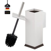 WC-GARNITUR inkl. Wandhalterung - Weiß, Metall (10/39/14.5cm) - bremermann