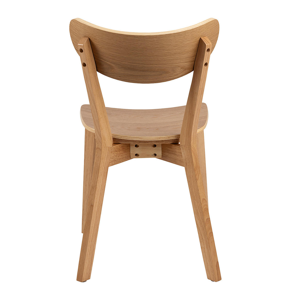 ESSZIMMERSTUHL - 2er-Set - Eichefarben, Holzwerkstoff (45/80/55cm) - home24