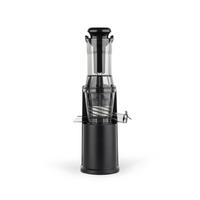 ENTSAFTER GSX16 Silber, Compact'One Entsafter Slow Juicer, Saft- und Tresterbehälter - Schwarz, Metall (18.5/49.8/20.4cm) - HKoenig