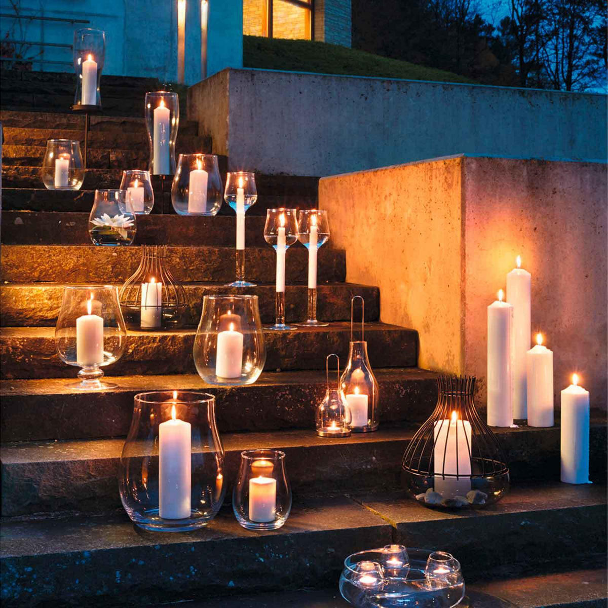 WINDLICHT Esperanza ø 18.8 cm - Transparent, Glas (18.8/22/18.8cm) - Leonardo Living