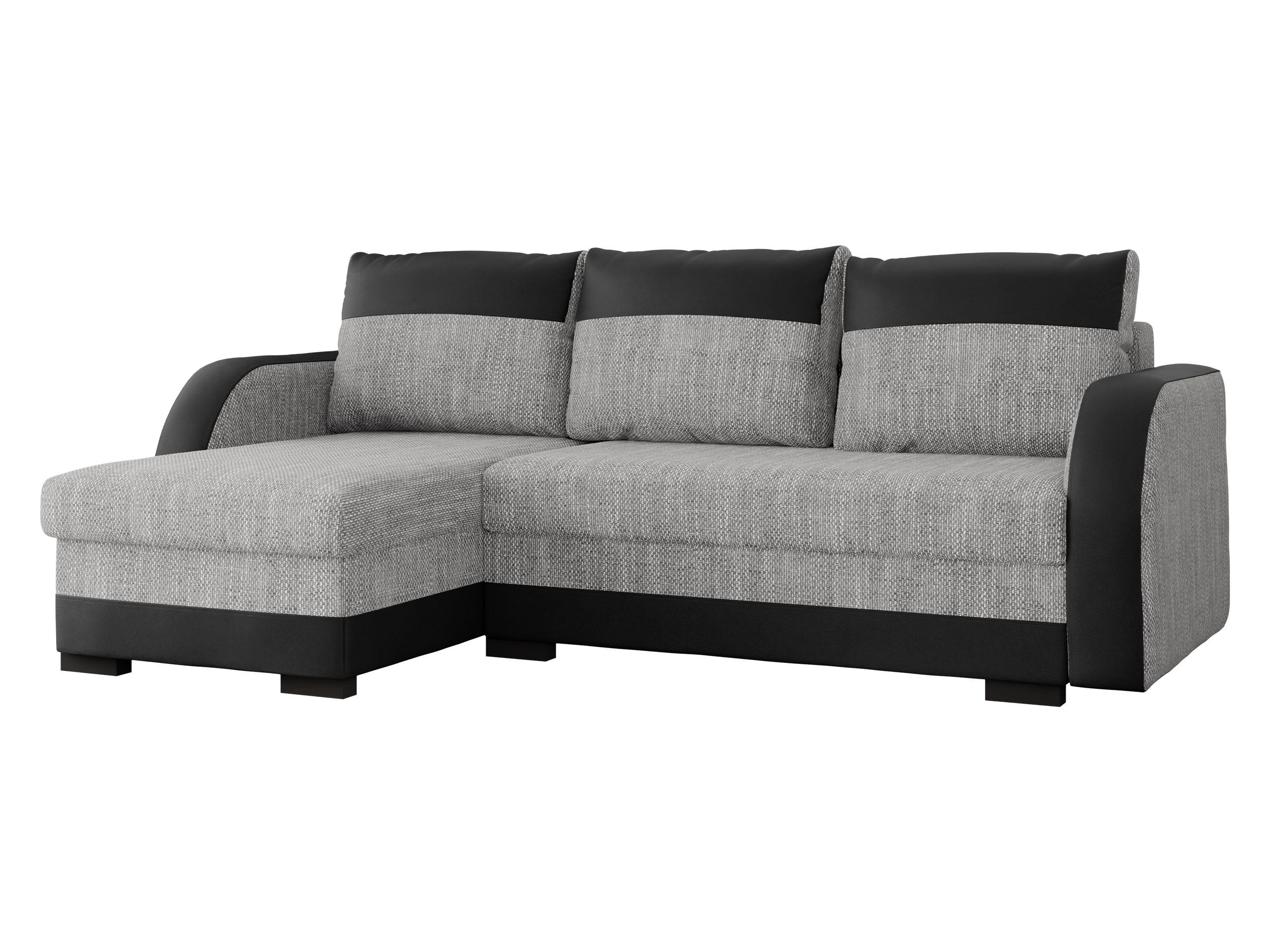 COLTAR Jozef - negru/gri, material textil/lemn (230/140cm) - MIRJAN24