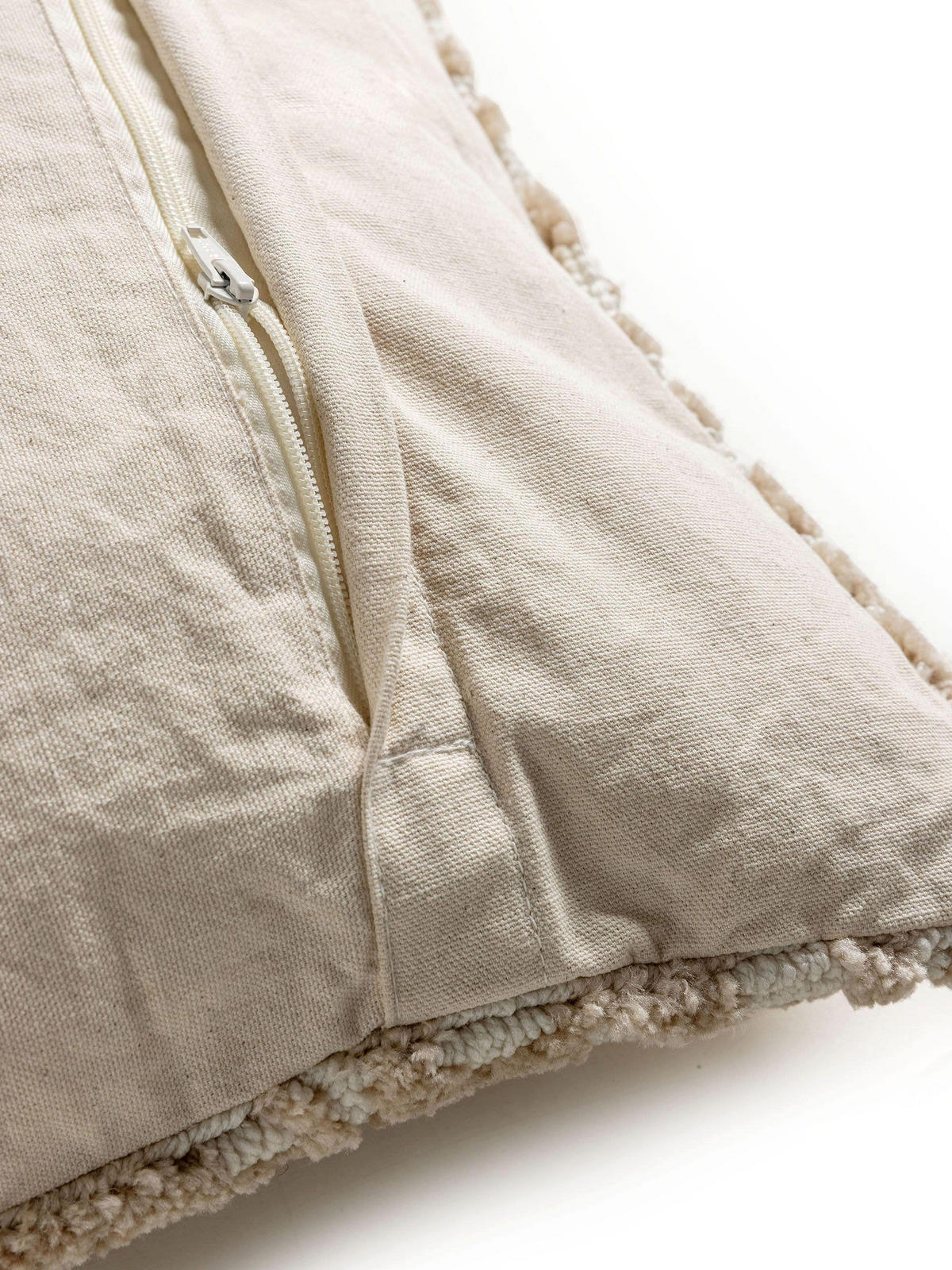 KISSENBEZUG Elias Beige 45x45 cm - Beige, Textil (45/45cm) - benuta Nest