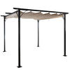 PERGOLA Cremeweiß - Weiß, Metall (350/232/350cm) - MCW