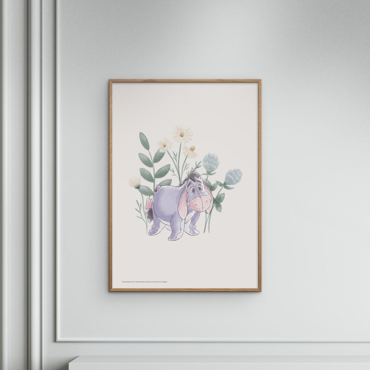 POSTER Disney's Eeyore in Pastel Meadow - Multicolor, Papier (50/70/0.1cm) - Poster&Frame