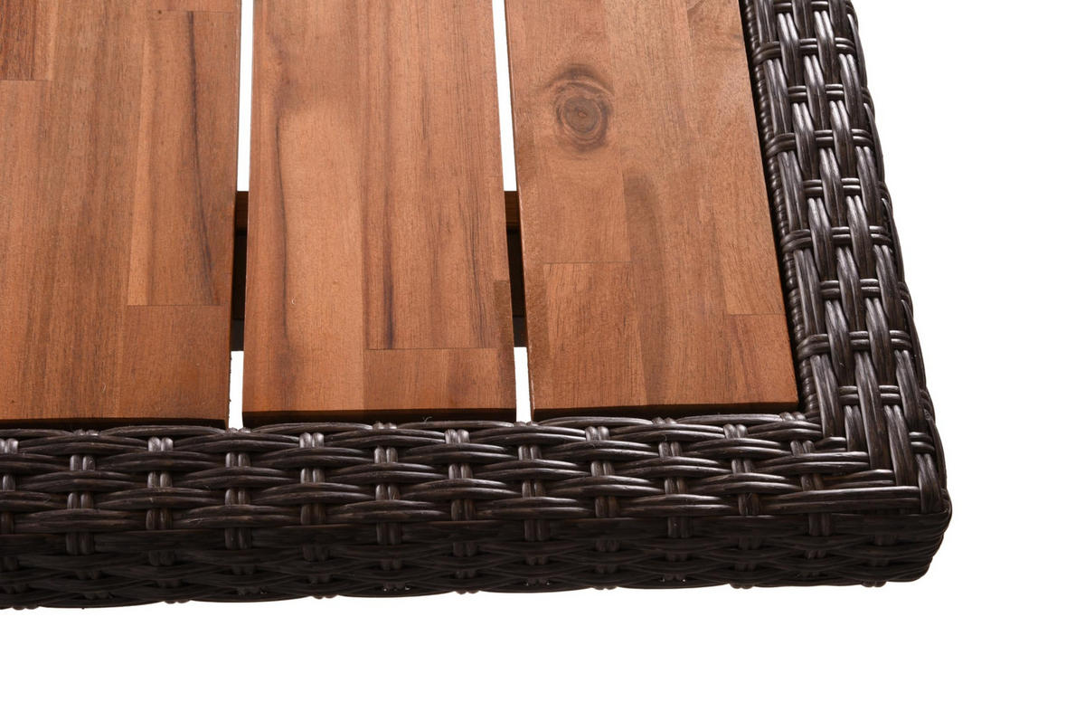 GARTENTISCH Essen 220 cm Weidengrau Terrassentisch - Grau, Holz (100/220/75cm) - DELUKE