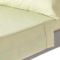 DAMAST-BETTLAKEN ohne Gummizug, 100% Ägyptische Baumwolle - Grün, Textil (275/275cm) - Homescapes