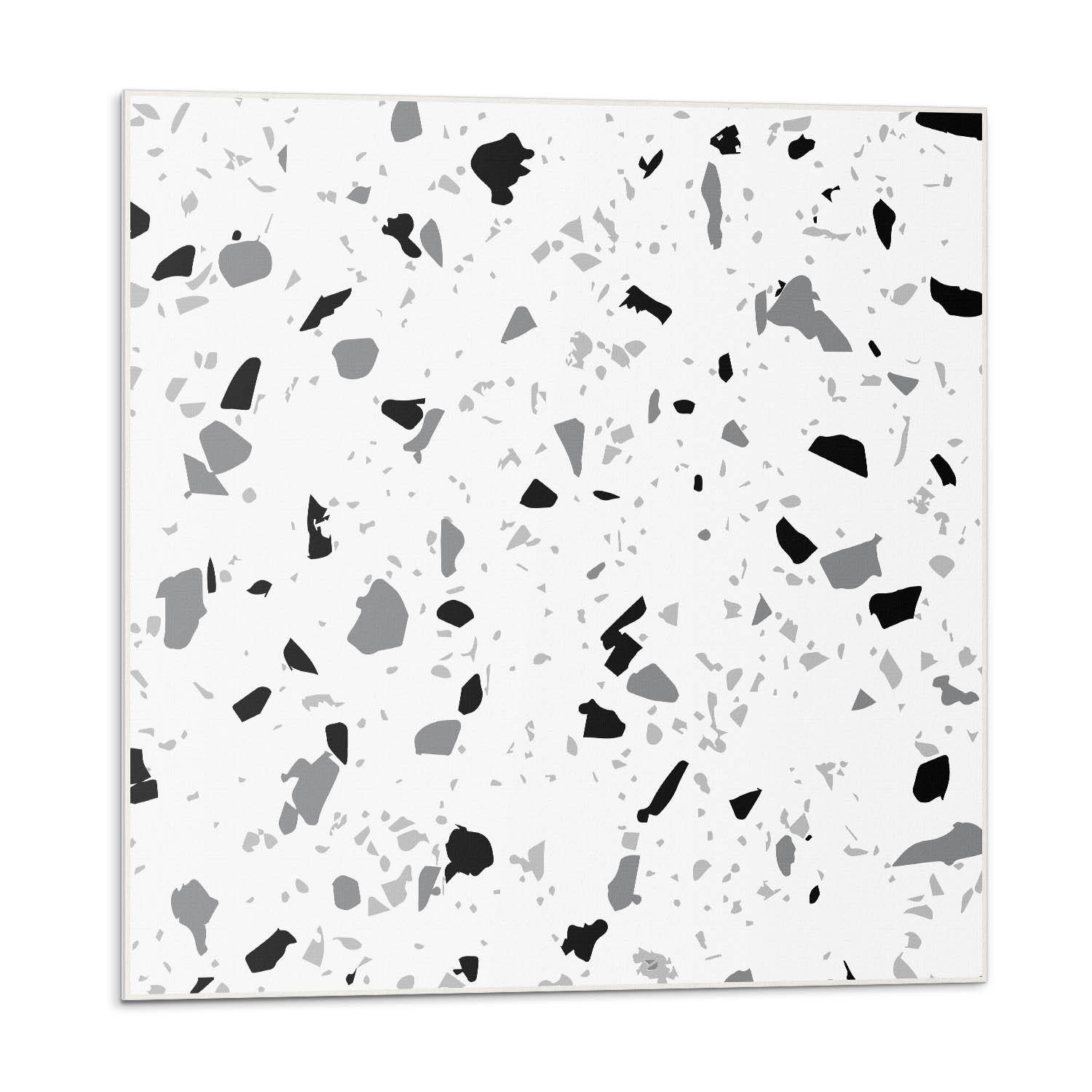 WANDPANEEL 9 Stück 30x30 cm selbstklebend Granilla - Weiß, Kunststoff (30/30/1.6cm) - Wallfluent