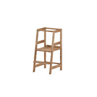 LERNTURM Kefira Massivholz Eiche Natur mitwachsend stabil standfest - Eichefarben, Holz (41/85/48cm) - 58aufmkessel