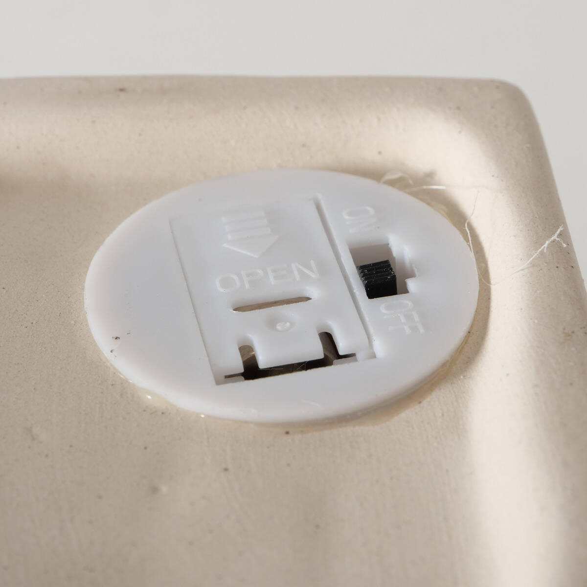 DEKOFIGUR Haus LED 10,5 cm - Beige, Keramik (8/10.5/9cm) - Boltze Home