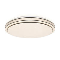 LED-DECKENLEUCHTE Zeus 27/27/6cm - Schwarz, Metall (27/27/6cm) - ZMH