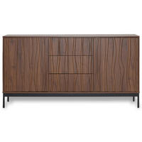 ANRICHTE Dunkelbraun 150/40/80 cm - Naturfarben, Holz (150/80/40cm) - PANGIVO