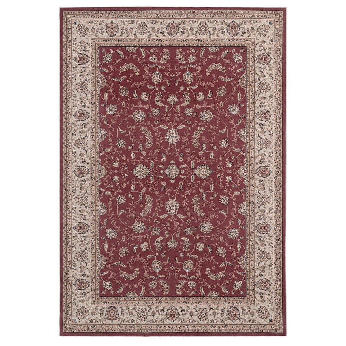 TEPPICH WASCHBAR Verona Matilda Rot - Rot, Textil (191/279cm) - Kukoon Rugs