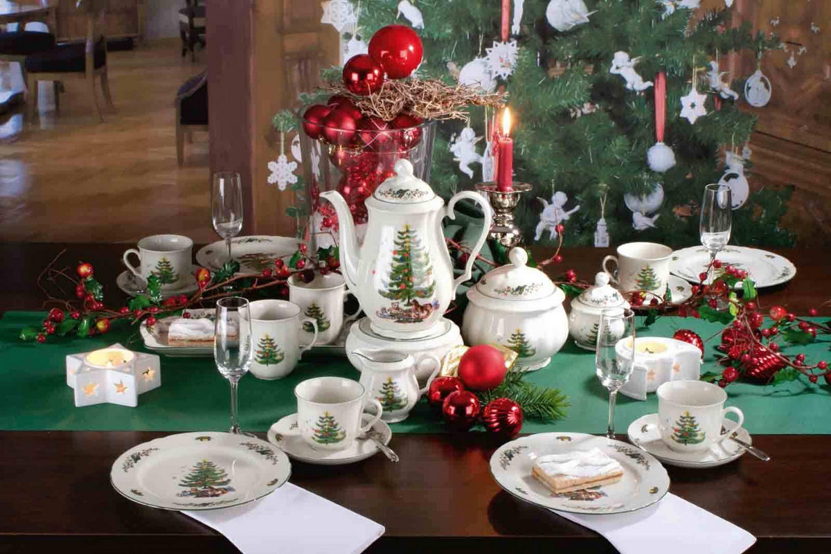 KOMBISERVICE Marieluise Weihnachten bunt 30er Set - Multicolor, Keramik (1/1/1cm) - Seltmann Weiden