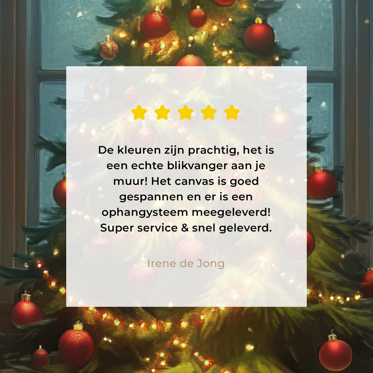 LEINWANDBILD Weihnachtsbaum - Geschenk - Winter 60x80 cm - Grün, Textil (60/80cm) - MuchoWow