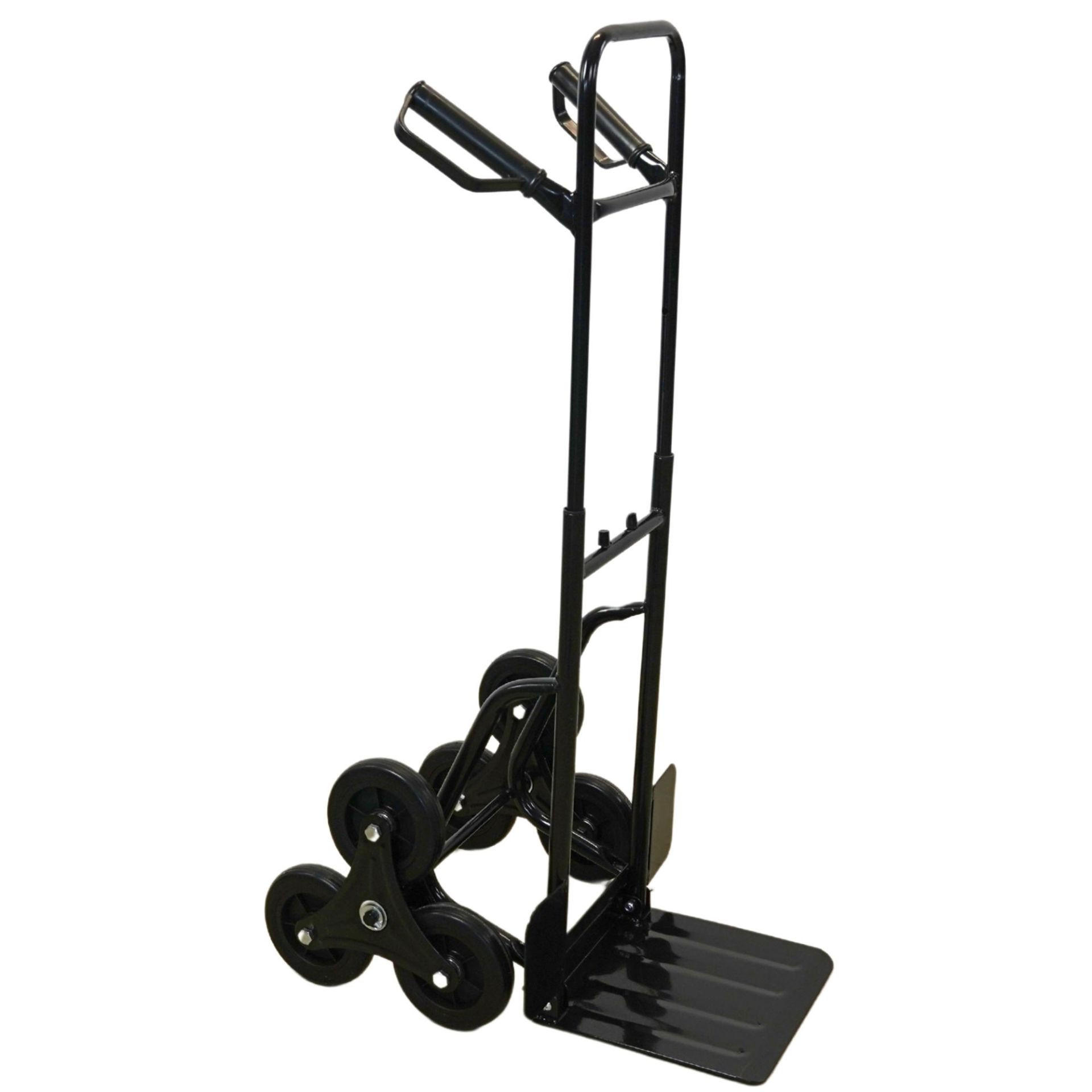 TREPPENSTEIGER Sackkarre Odin 111x60x43cm Tragkraft 200kg Schwarz - Schwarz, Metall (43/60/111cm) - PROREGAL