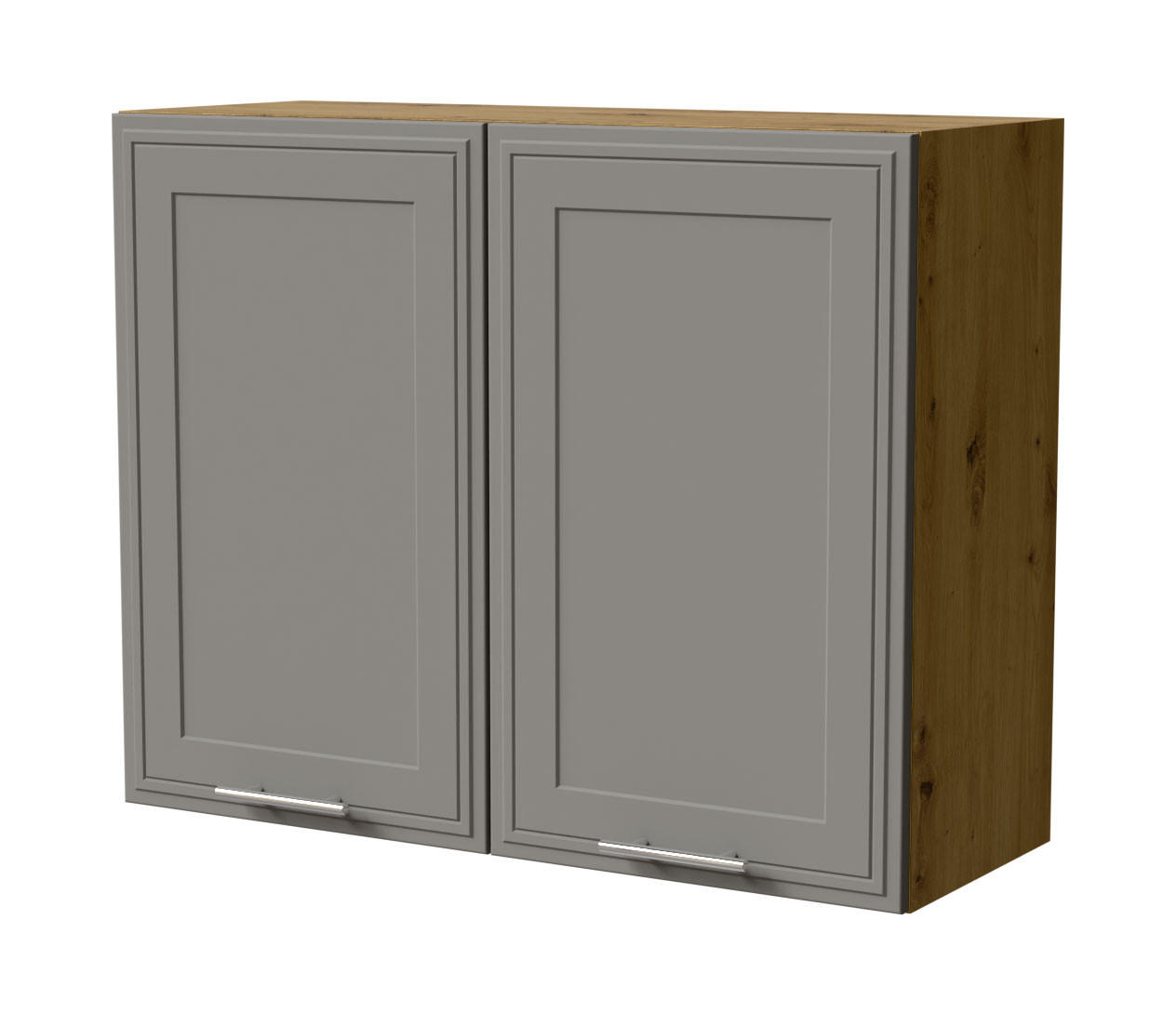 HÄNGESCHRANK Salo W3/90 Eiche Artisan / Dust Grey Matt 90 / 32,5 / 72cm - Eiche Artisan/Grau, Holz/Holzwerkstoff (90/72/32.5cm) - Feldmann-Wohnen