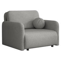 SCHLAFSOFA Viva Sun I - Schwarz/Grau, Holz/Textil (100/85/103cm) - MIRJAN24