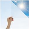 SICHTSCHUTZFOLIE 60/200 cm blickdicht & statisch haftend + UV-Schutz - Matt - selbstklebend Fenster - Transparent, Kunststoff (60/200cm) - Blumtal