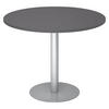 PAUSENTISCH groß STF 100/100/74,5 cm in Graphitfarben/Silberfarben - Silberfarben/Graphitfarben, Holzwerkstoff (100/100/74.5cm) - bümö
