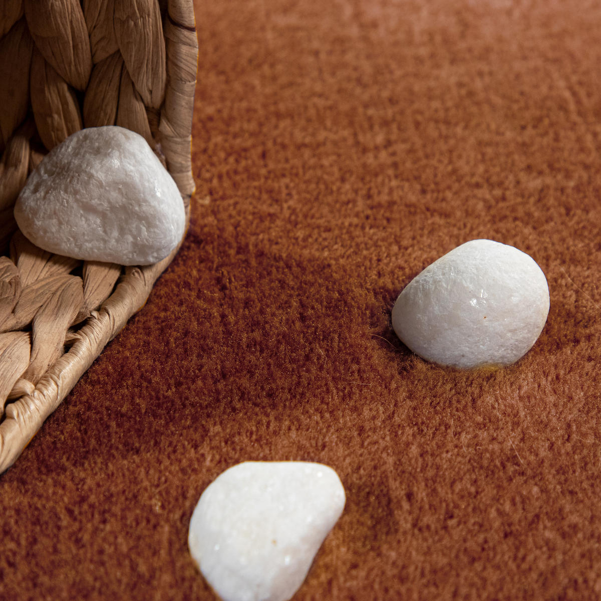 KURZFLORTEPPICH 160/160 cm Cadiz 630 - Kupferfarben, Textil (160/160cm) - Paco Home