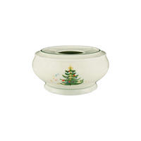 STÖVCHEN Marieluise Weihnachten weiß-grün ø 15,3 cm - Weiß/Grün, Keramik (15.3/7.7cm) - Seltmann Weiden