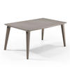 GARTENTISCH Lima Tisch in Cappuccino - Braun, Kunststoff (157/98/74cm) - Allibert