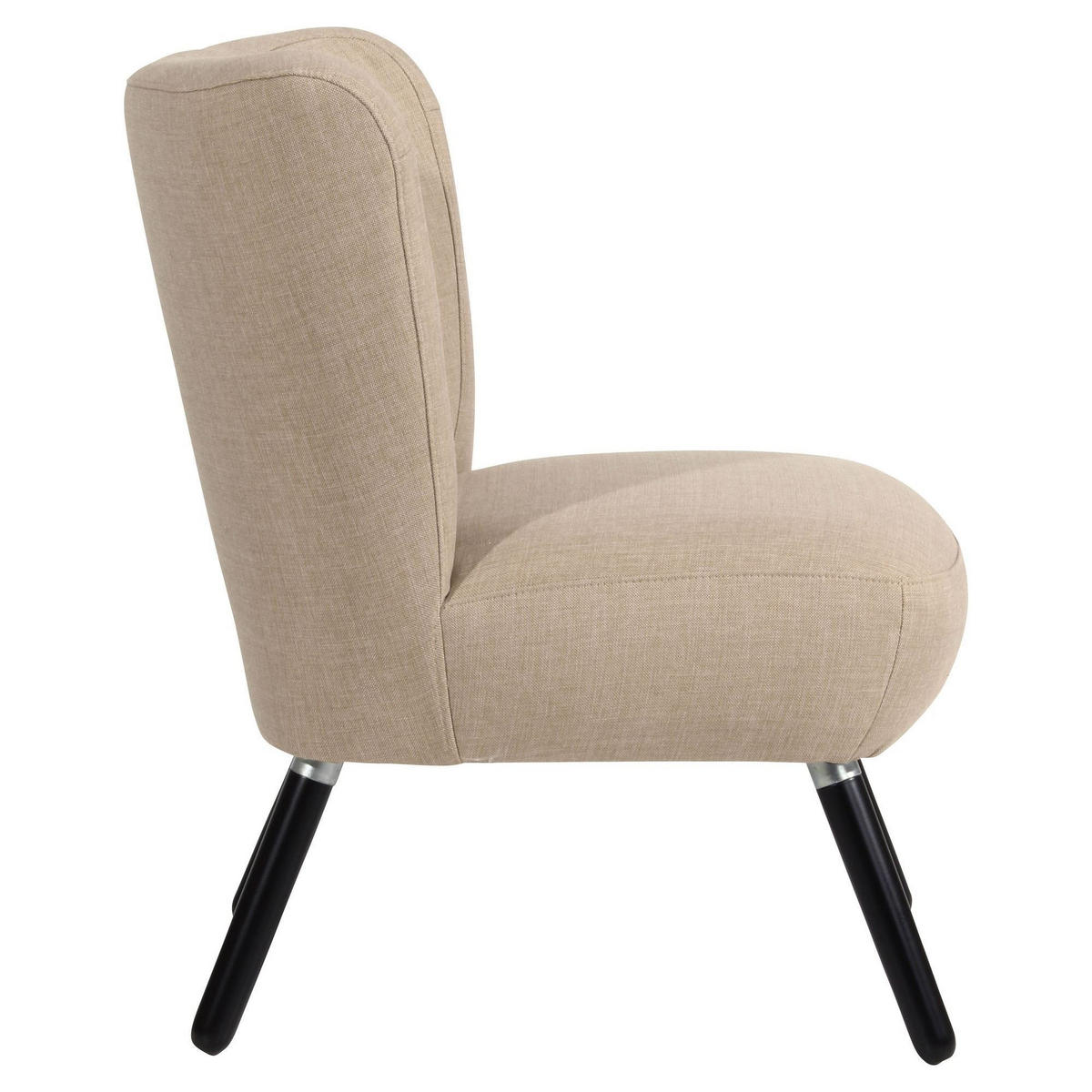 SESSEL Kassi Bezug Flachgewebe Buche schwarz / sahara - Sahara, Kunststoff (69/80/68cm) - 58aufmkessel
