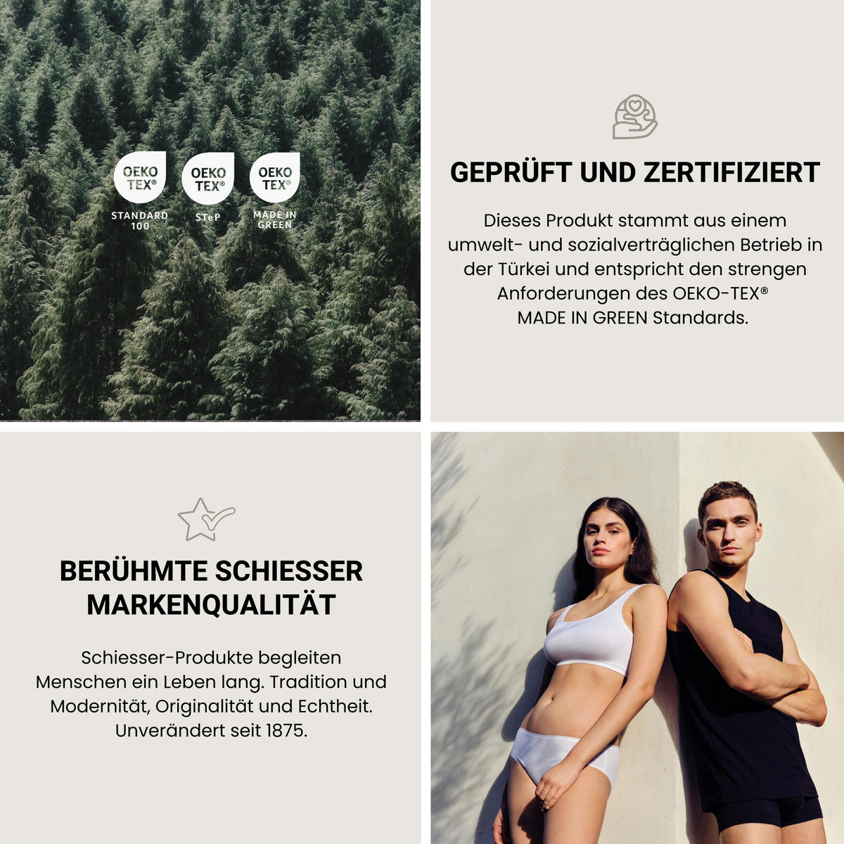 BETTLAKEN Smoothy - Renforcé - 160 x 260 cm - Weiß - Weiß, Textil (160/260cm) - SCHIESSER