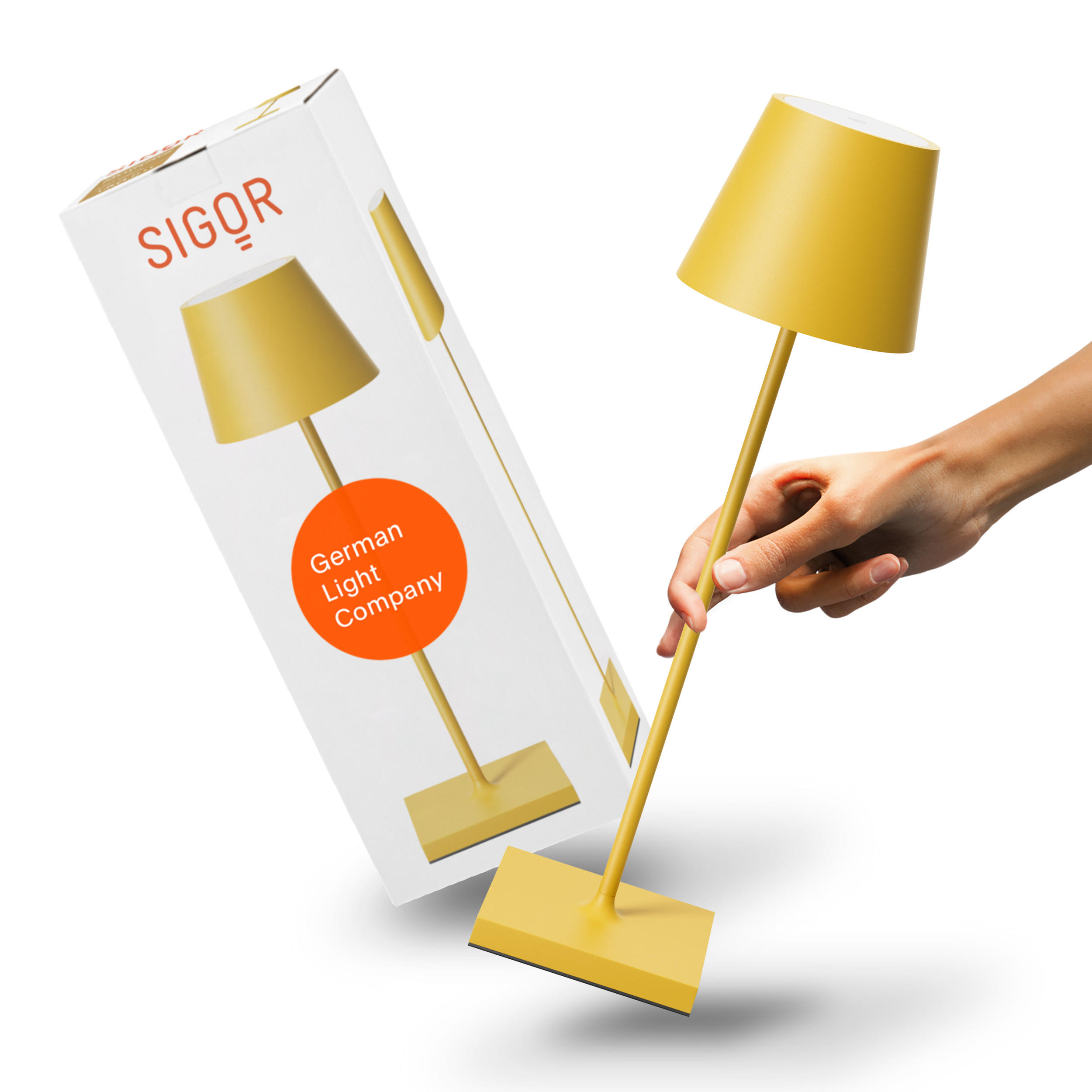 Sigor Led Gelb 10x38x38 cm
