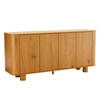 SIDEBOARD 160 cm, helles Holz - Beige, Holz (40/75/160cm) - Oviala
