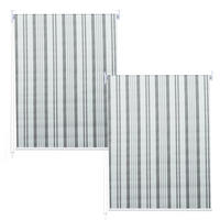 ROLLO Grau, Weiß - Weiß/Grau, Textil (100/160/1cm) - Jamb