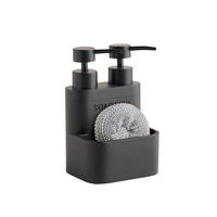 SEIFENSPENDER Duadi 17x9x12 cm - Schwarz, Kunststoff (9/17/12cm) - home&you