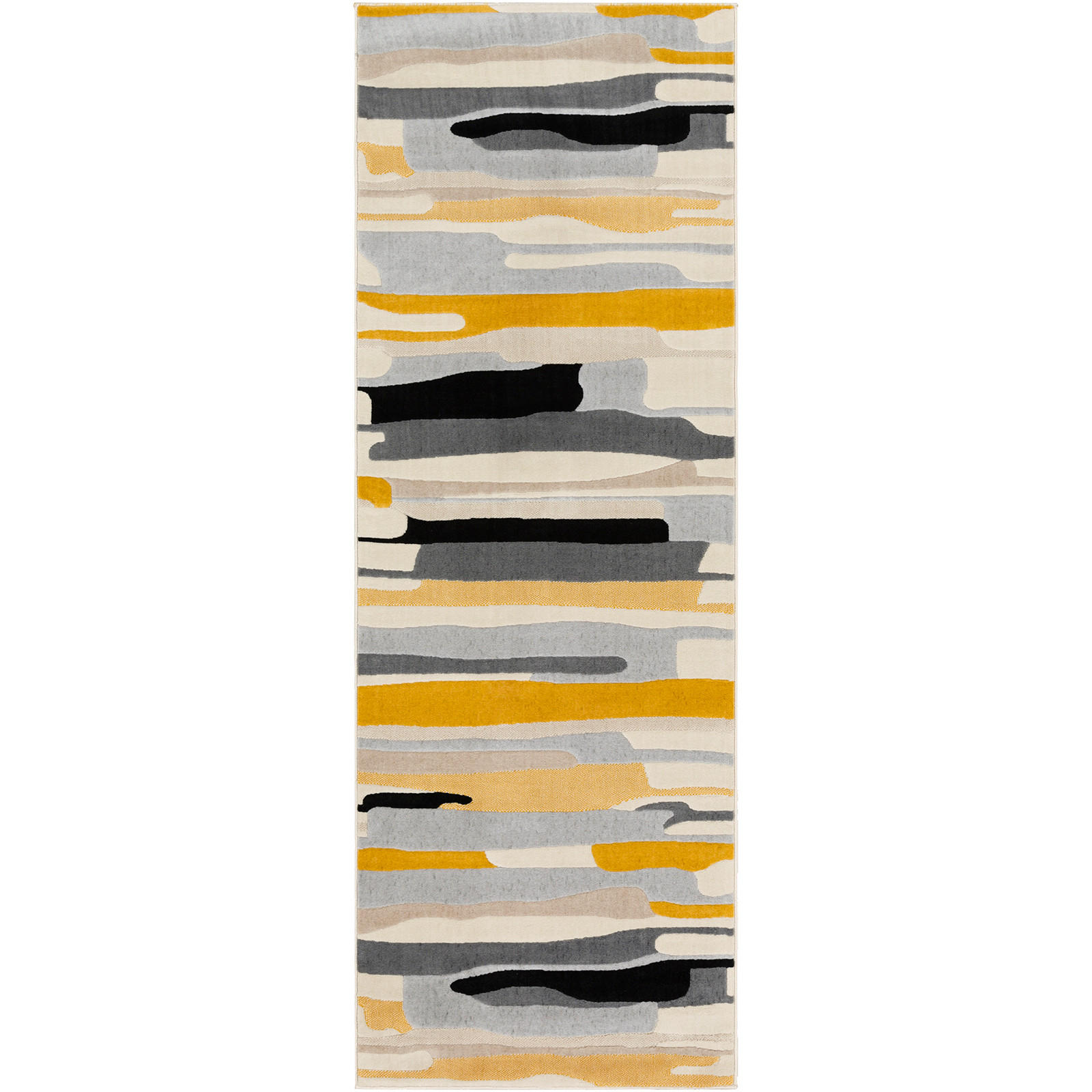 Livabliss Kurzflorteppich Dunkelgelb 80x220 cm