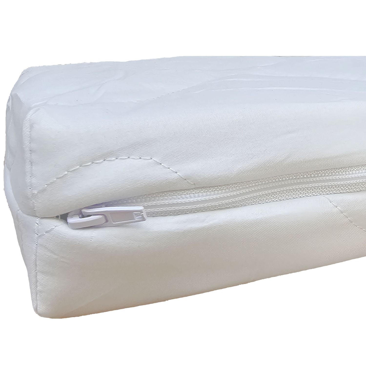 TOPPERBEZUG 90x200 cm für Topper von 5-7 cm - Weiß, Textil (90/200cm) - Schlafschatz