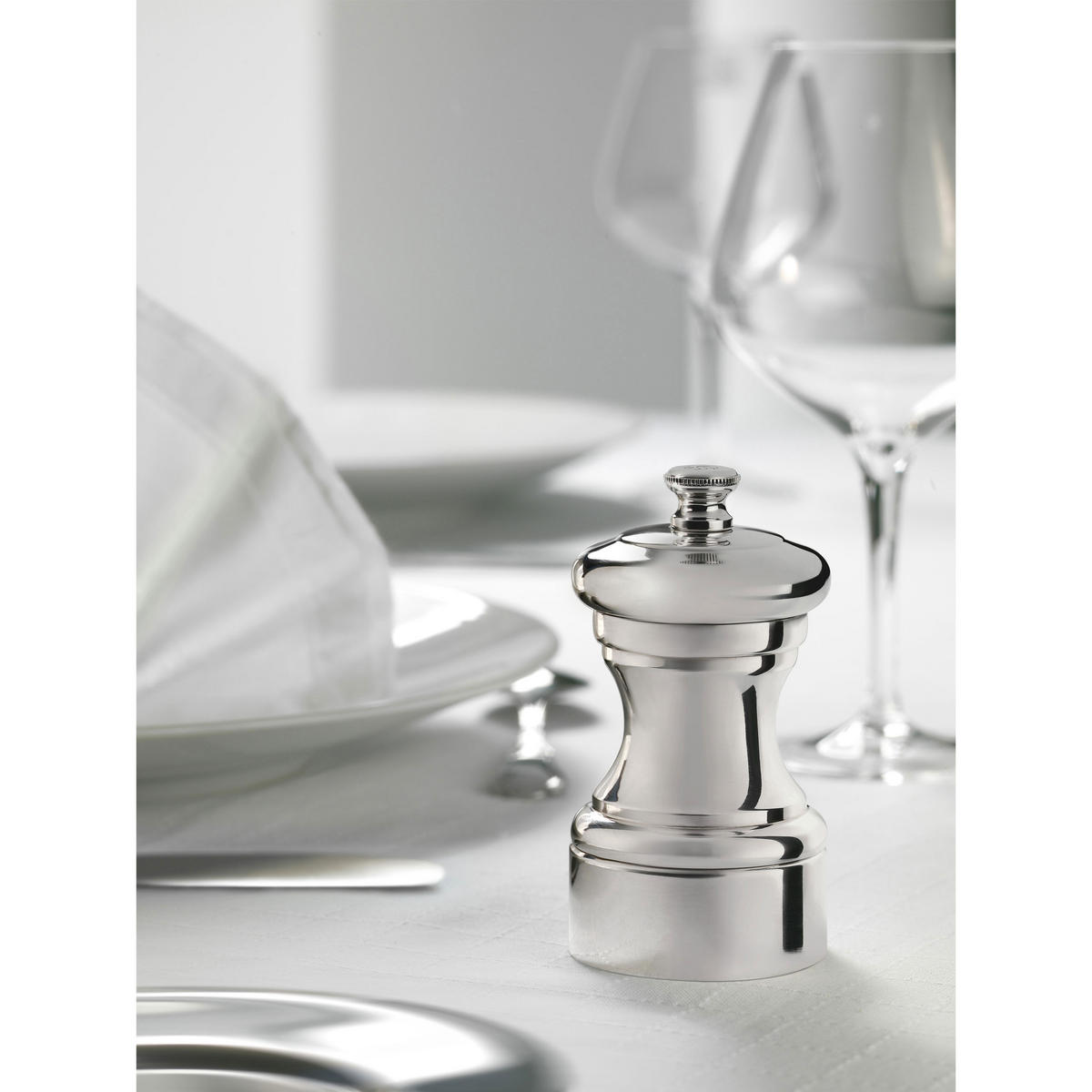SALZMÜHLE Mignonette 10cm Versilbert Stahlmahlwerk - Grau, Metall (7/10/7cm) - PEUGEOT