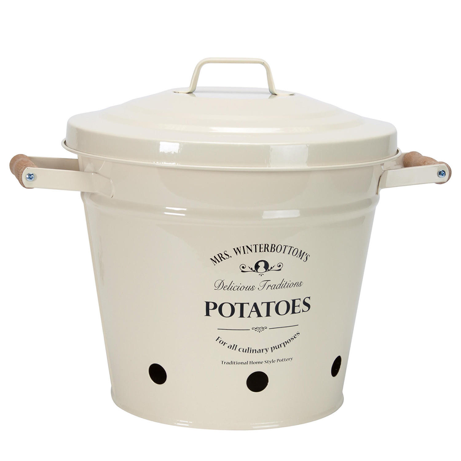 Butlers Kartoffeleimer Beige 29x26x29 cm