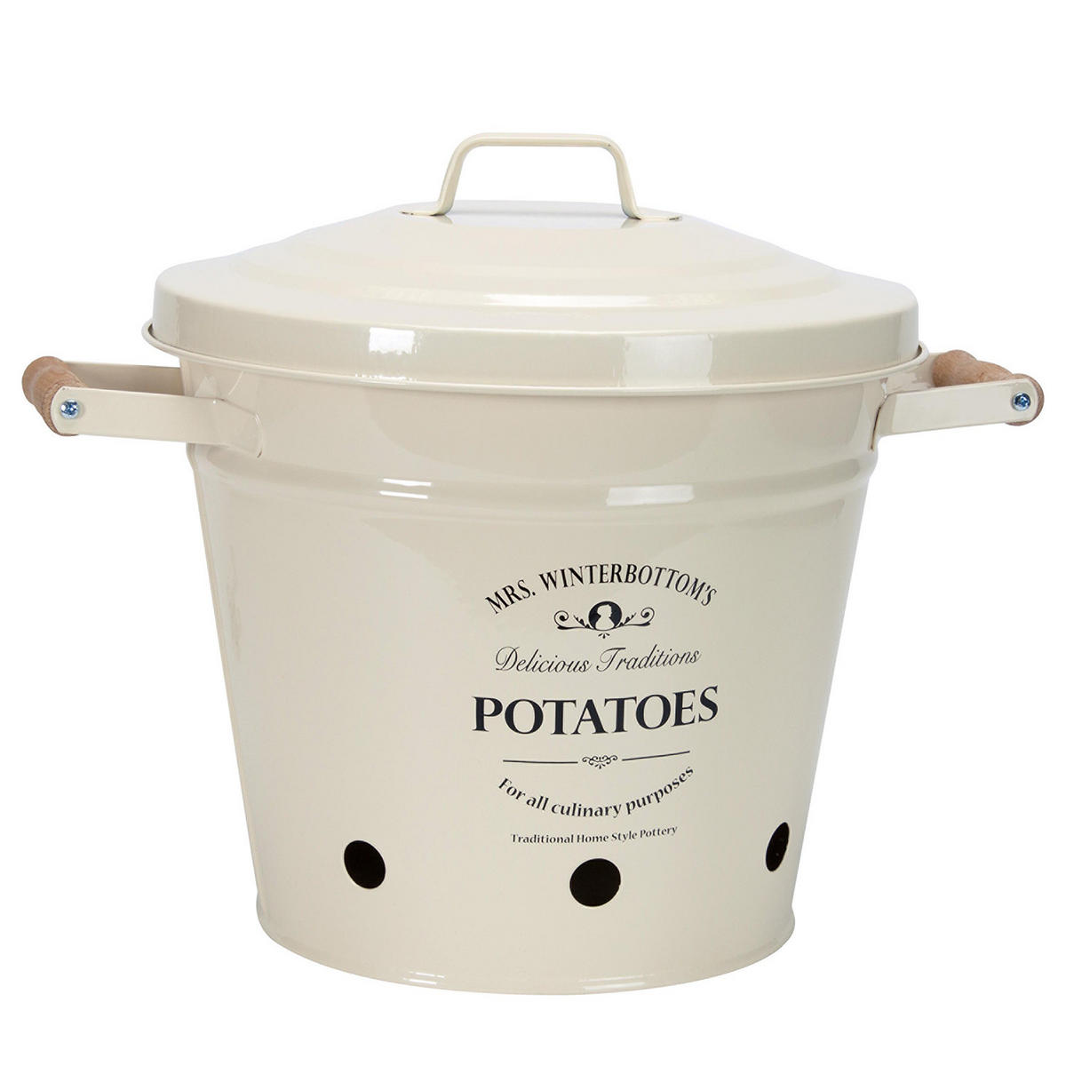 KARTOFFELEIMER Mrs. Winterbottom's - Beige, Metall (29/26/29cm) - Butlers