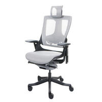 BÜROSTUHL MERRYFAIR Grau - Grau, Textil (75/138/68cm) - MCW