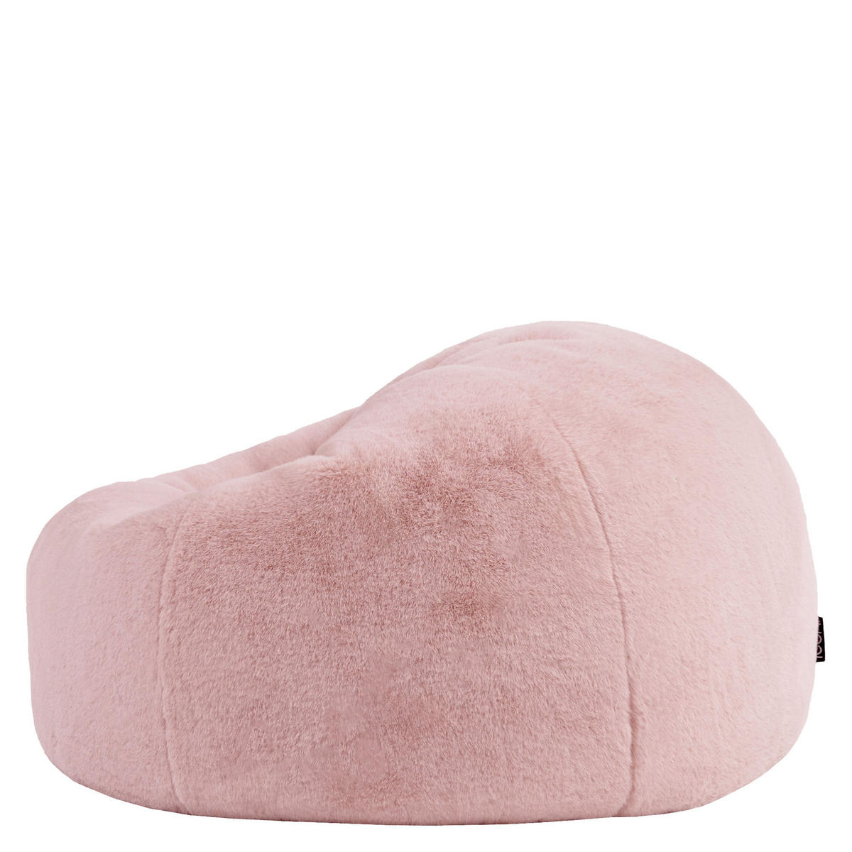SITZSACK Kingston Kaninchenkunstfell - Pink, Textil (85/50/85cm) - icon