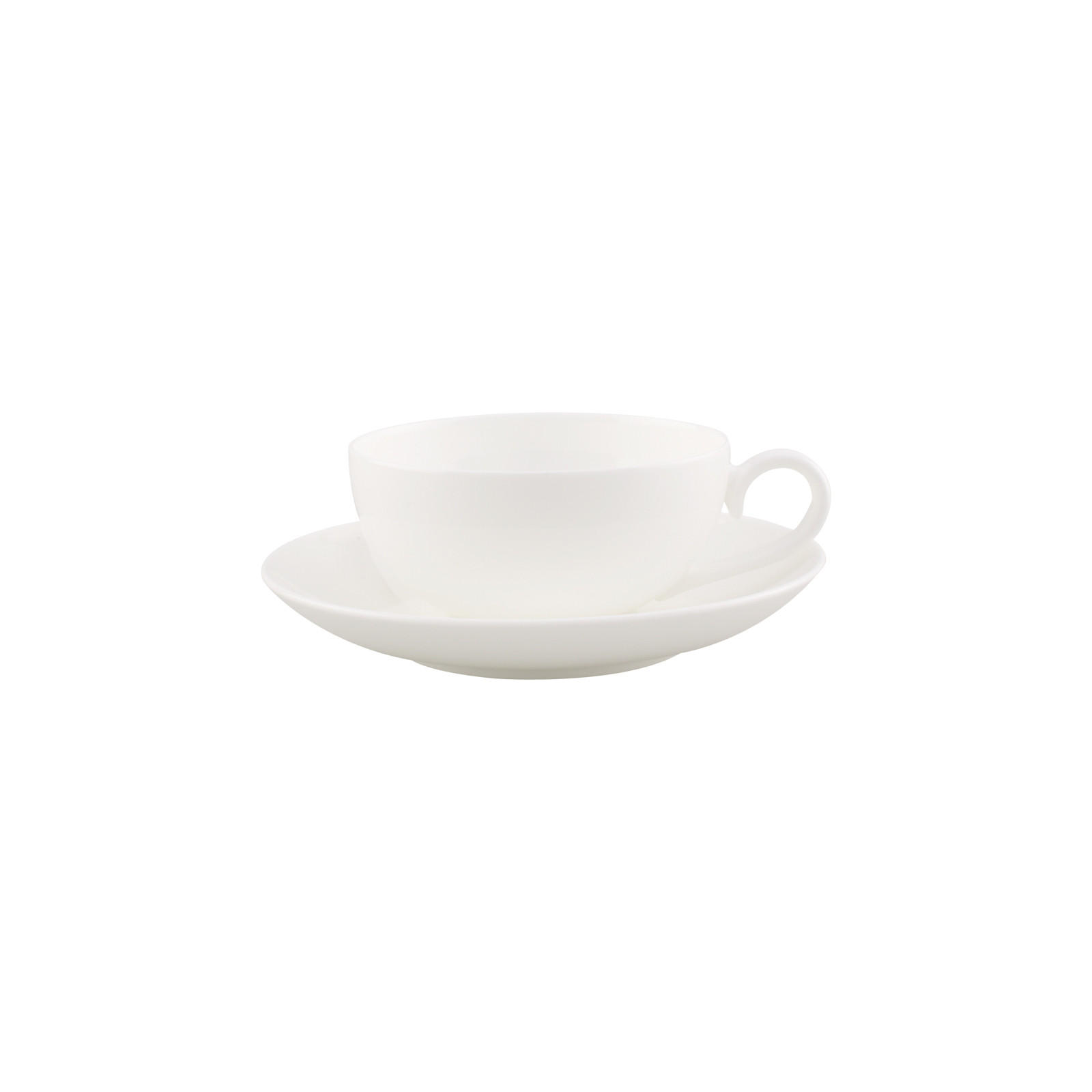 TEETASSE MIT UNTERTASSE Royal weiß 120 ml - Weiß, Keramik (15/7.5/15cm) - Villeroy & Boch