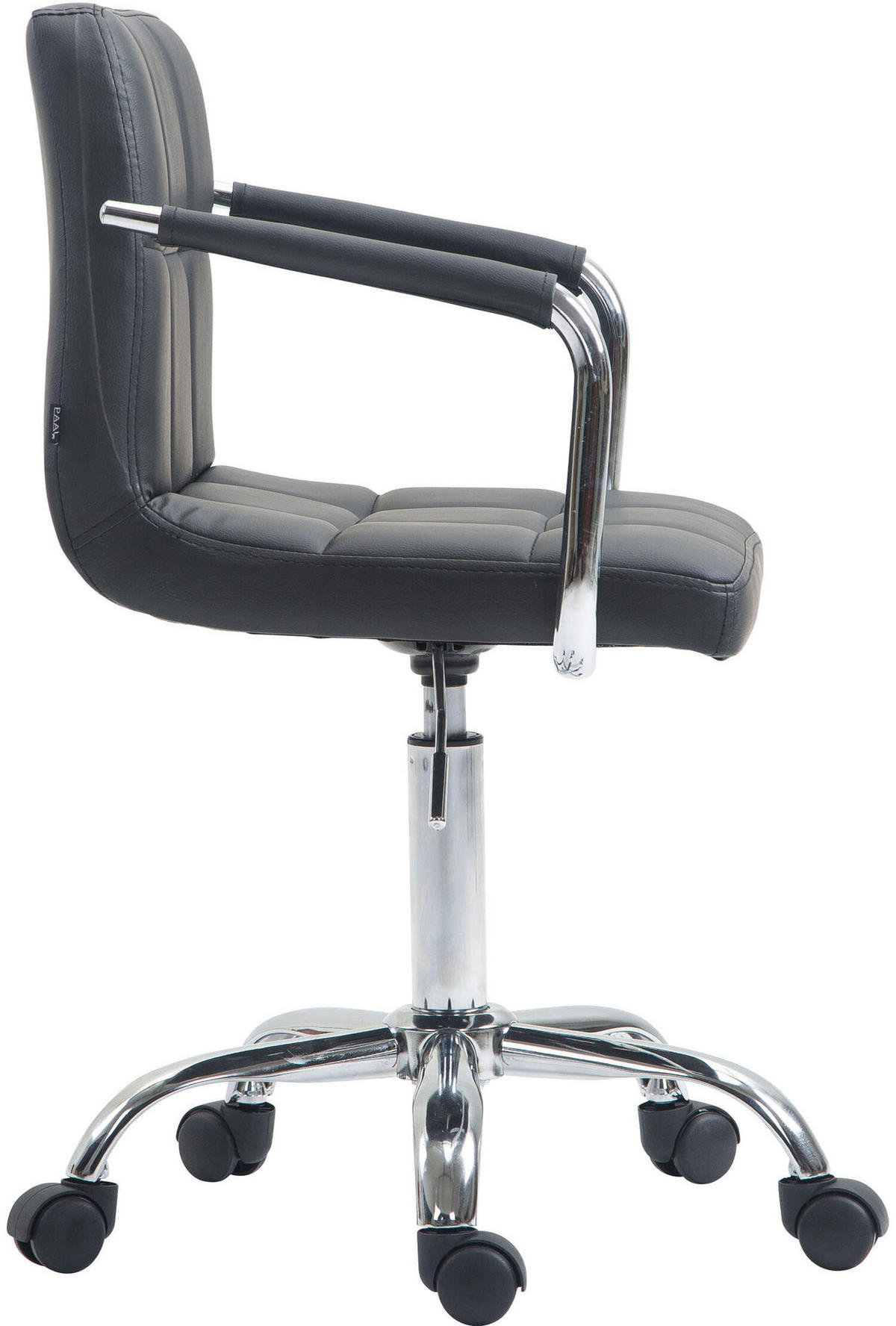 BÜROSTUHL Luca, Kunstleder Grau - Grau, Textil/Metall (52/88/44cm) - TPFLiving