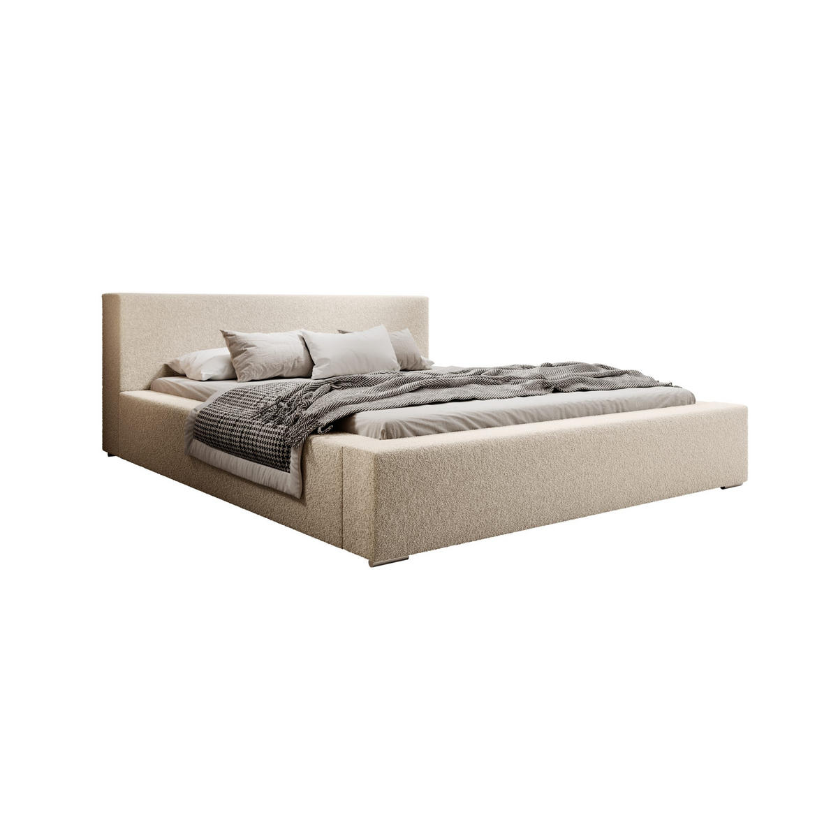 POLSTERBETT Jenne 180x200 cm, Creme - Creme, Textil (180/200cm) - Fedve